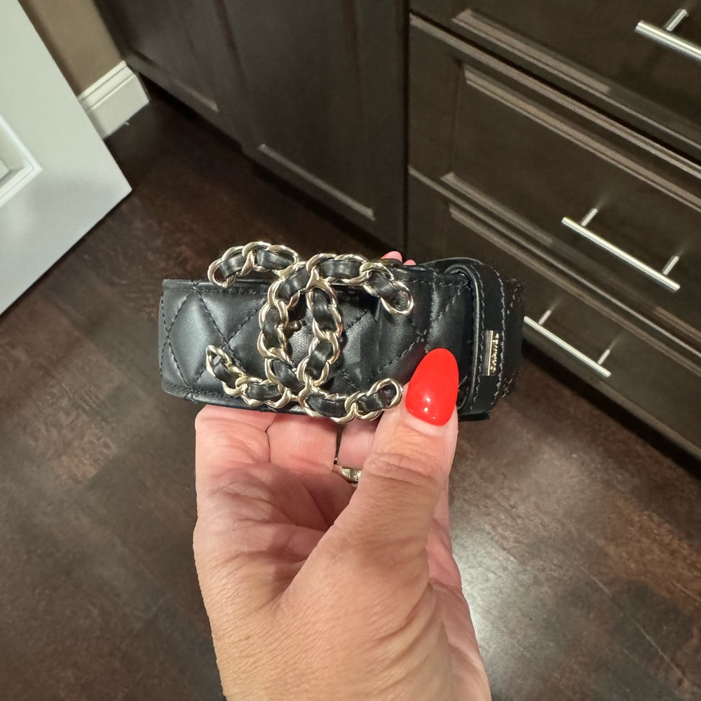Authentic Chanel belted